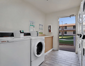 Community laundry facilities